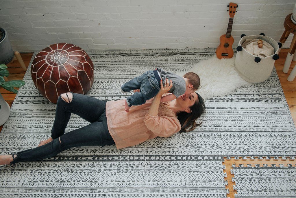 Foam mat that looks like store a rug