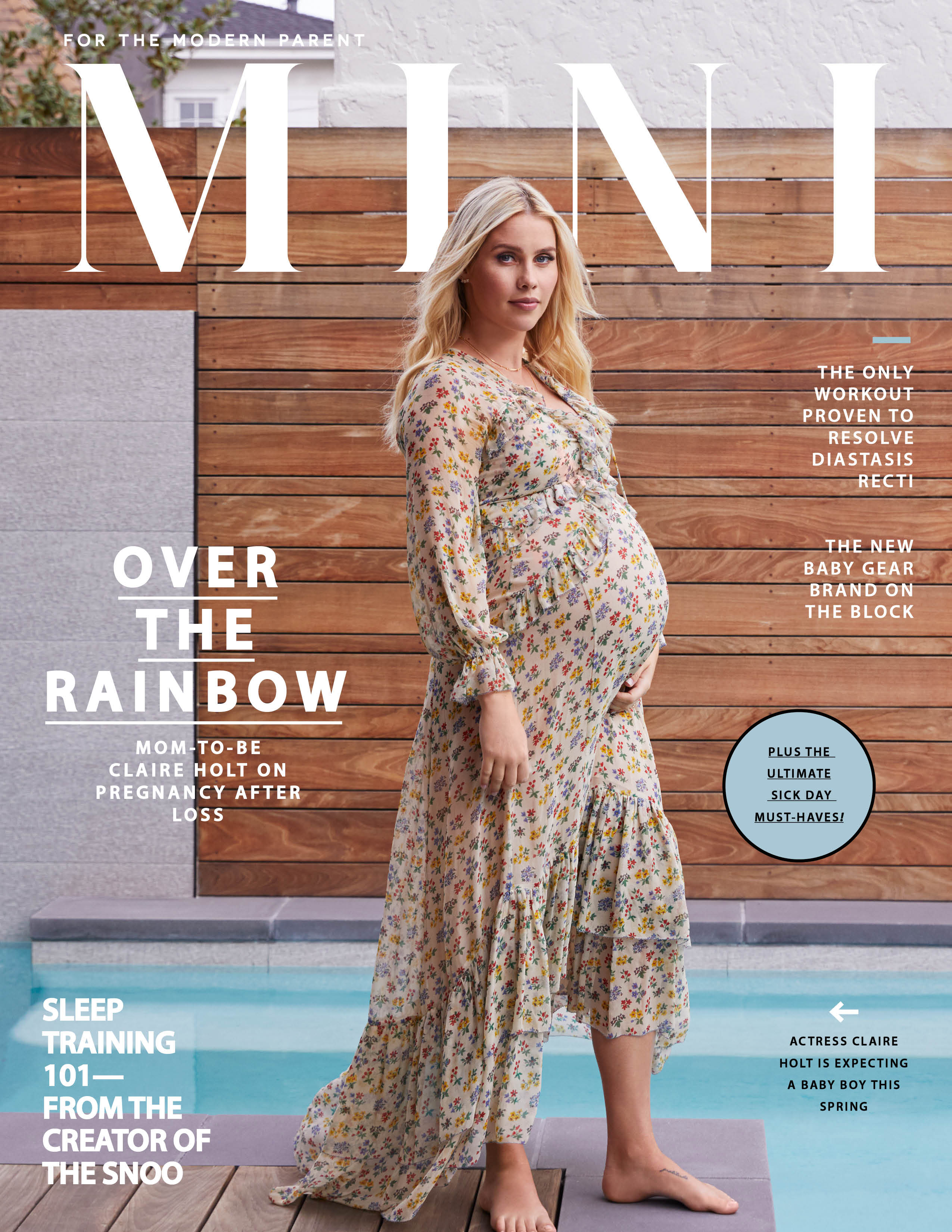 Claire Holt Covers Mini Magazine, Talks Miscarriage, Pregnancy After Loss