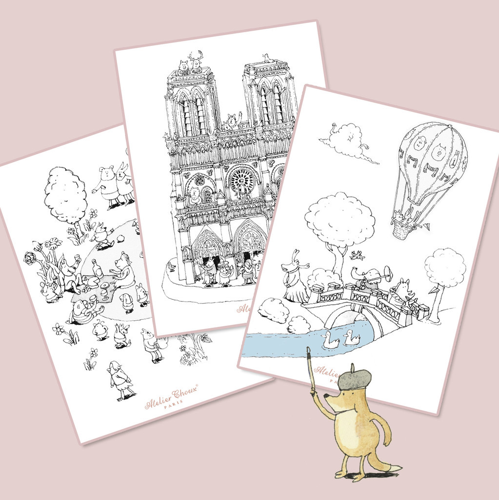 Download Free Printable Kids Activity Book From France