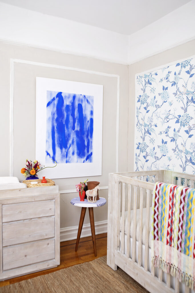 This Bold, Modern NYC Apartment Nursery Required Zero Demo