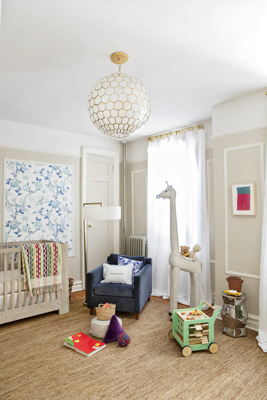 This Bold, Modern NYC Apartment Nursery Required Zero Demo